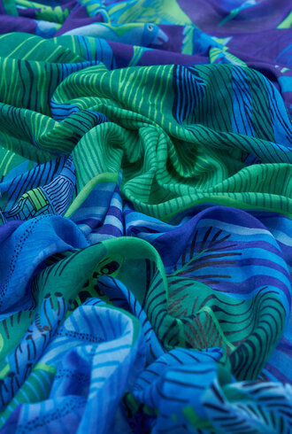 Inouitoosh Oblong Rio Scarf Emerald
