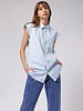 Raquel Allegra Gardener Shirt Blue Stripe