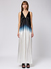 Raquel Allegra Aziza Maxi Dress Black