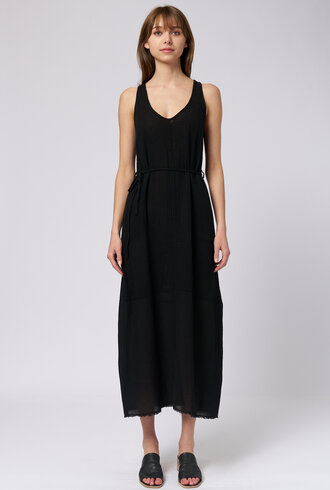 Raquel Allegra Zahara Maxi Dress Black