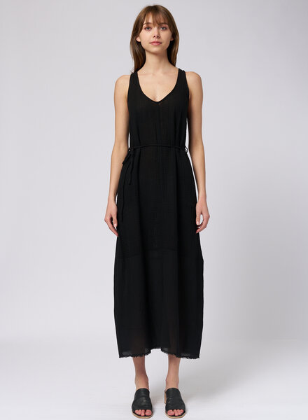 Raquel Allegra Zahara Maxi Dress Black