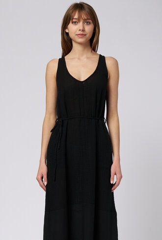 Raquel Allegra Zahara Maxi Dress Black