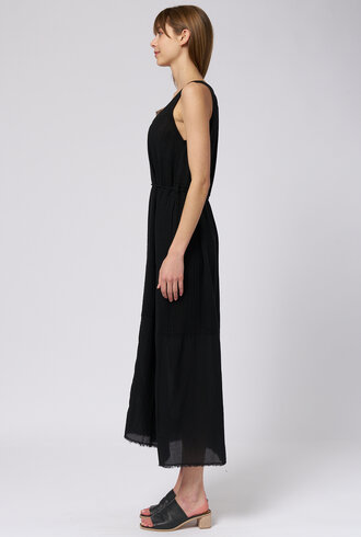 Raquel Allegra Zahara Maxi Dress Black