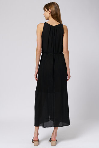 Raquel Allegra Zahara Maxi Dress Black