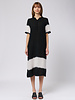 Raquel Allegra Peasant Dress Black Vibration
