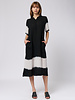 Raquel Allegra Peasant Dress Black Vibration