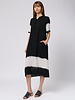 Raquel Allegra Peasant Dress Black Vibration