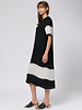Raquel Allegra Peasant Dress Black Vibration