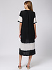 Raquel Allegra Peasant Dress Black Vibration