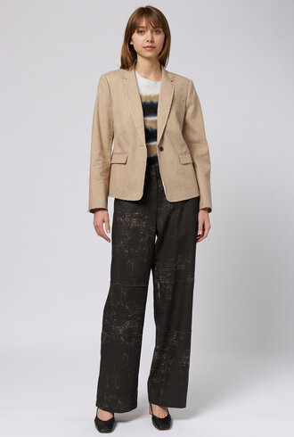 Raquel Allegra Pico Blazer  Wheat