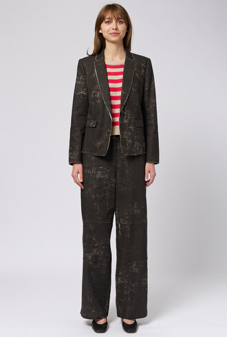 Raquel Allegra Arden Trousers Aged Black