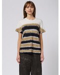 Raquel Allegra Betty Tee Neutral Stripes