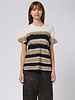 Raquel Allegra Betty Tee Neutral Stripes