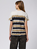 Raquel Allegra Betty Tee Neutral Stripes