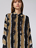 Raquel Allegra Caftan Shirt Dress Neutral Stripes