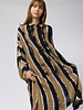 Raquel Allegra Caftan Shirt Dress Neutral Stripes