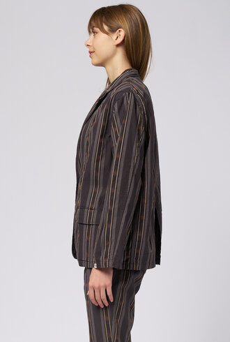 Bsbee Belmont Jacket Washed Black Stripe