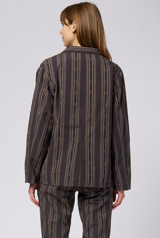 Bsbee Belmont Jacket Washed Black Stripe