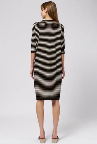 MJW. Pima Cotton Dress Black