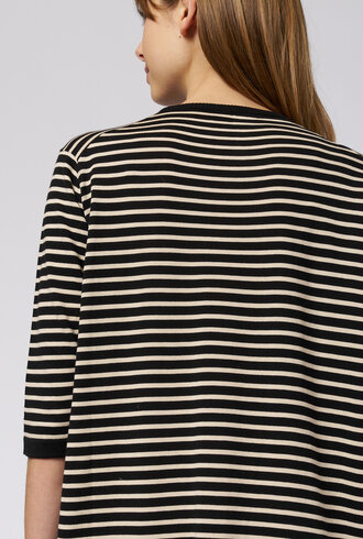 MJW. Pima Cotton Dress Black