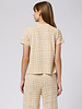MJW. Knit Tee Oat Checks