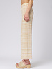 MJW. Knit Pants Oat Checks