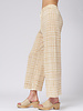 MJW. Knit Pants Oat Checks