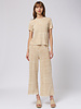 MJW. Knit Pants Oat Checks