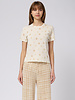 MJW. Knit Tee Oat Dots