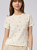 MJW. Knit Tee Oat Dots