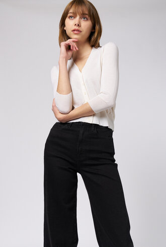 MJW. Fine Cashmere Cardigan Natural