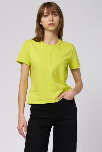 MJW. Cotton Jersey Tee Citron