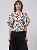 Apiece Apart Lino Garden Top Floral  Cream