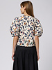 Apiece Apart Lino Garden Top Floral  Cream