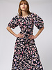 Apiece Apart Bettina Dress Garden Floral Midnight