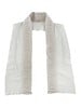 Vlas Blomme Overdyed Collar and Stole Light Grey