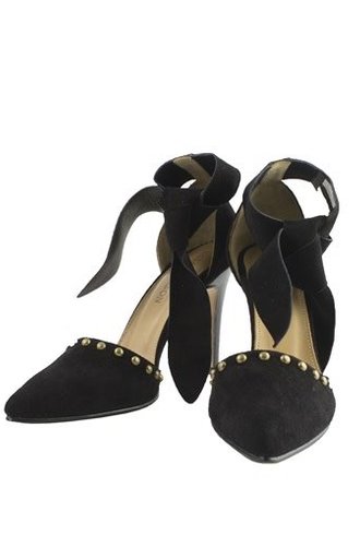 Ulla Johnson Sienna Suede Heel Black