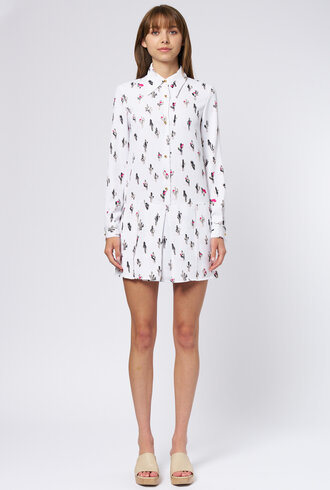 WE-AR4 Moon Light Dress White Multi
