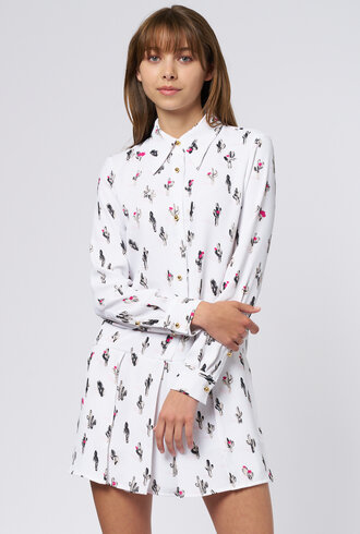 WE-AR4 Moon Light Dress White Multi