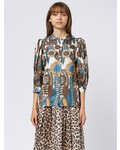 La Prestic Ouiston Mona Fiori Bleu Taupe Fiblet