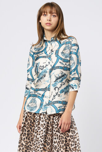 La Prestic Ouiston Emmanuelle Blouse  Jean Attachement