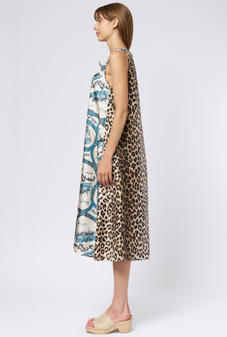La Prestic Ouiston Qualidia Dress Blue Taupe