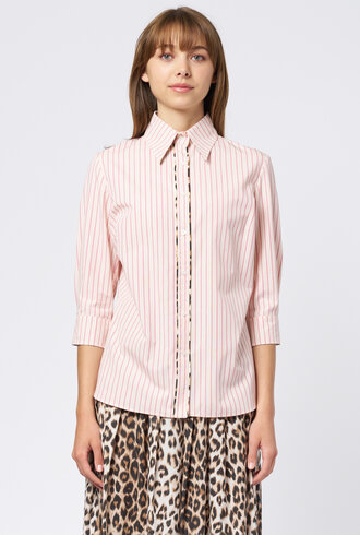 La Prestic Ouiston Emmanuelle Blouse Pink Stripe