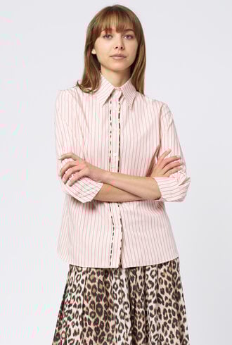 La Prestic Ouiston Emmanuelle Blouse Pink Stripe