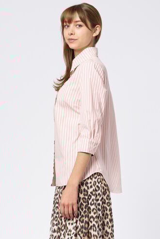 La Prestic Ouiston Emmanuelle Blouse Pink Stripe
