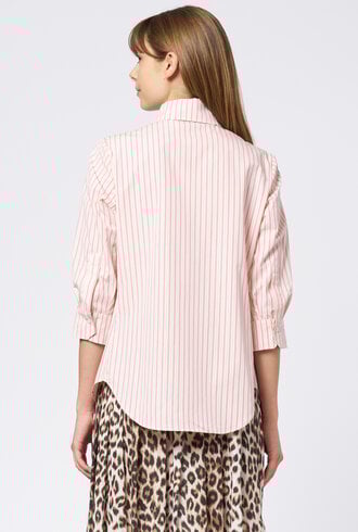 La Prestic Ouiston Emmanuelle Blouse Pink Stripe