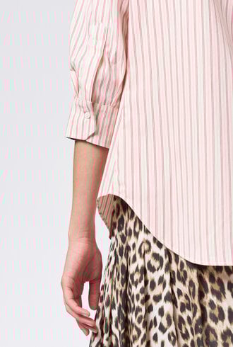 La Prestic Ouiston Emmanuelle Blouse Pink Stripe
