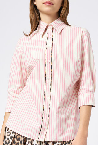 La Prestic Ouiston Emmanuelle Blouse Pink Stripe