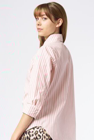 La Prestic Ouiston Emmanuelle Blouse Pink Stripe