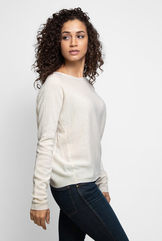 Inhabit Cashmere Luxe Crew Ivory